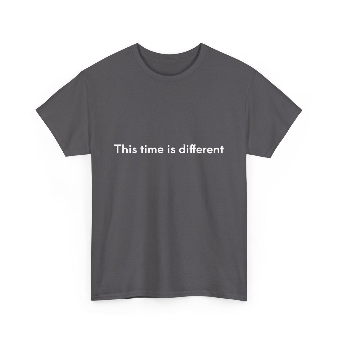 This time is different