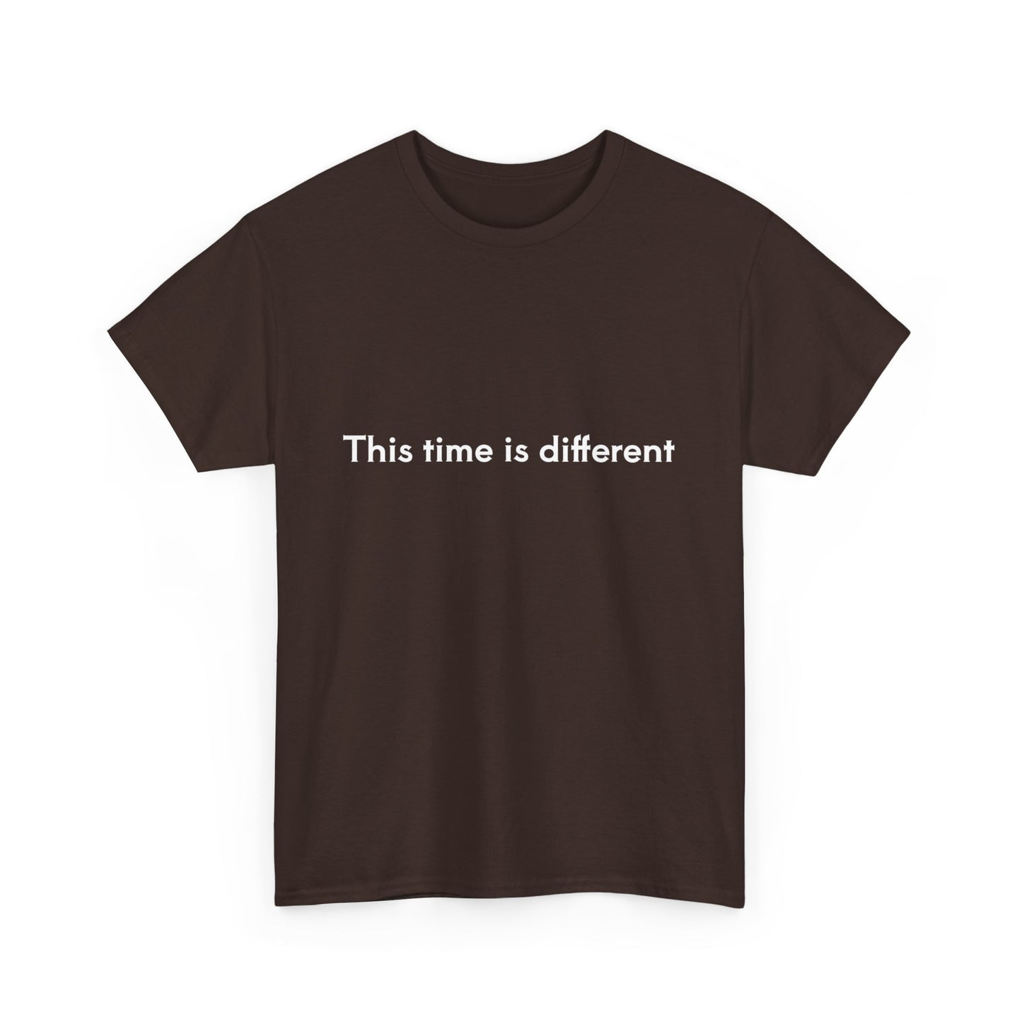 This time is different