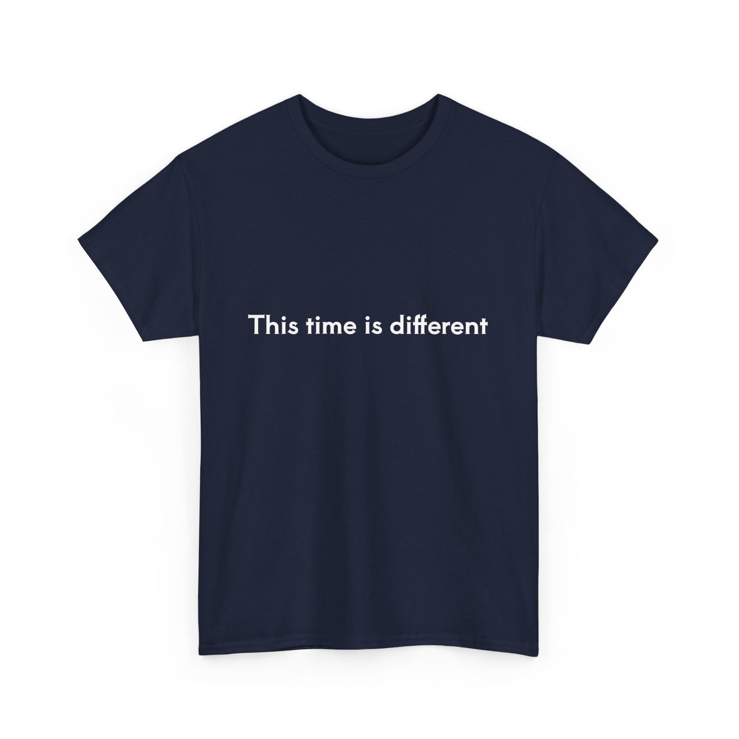 This time is different