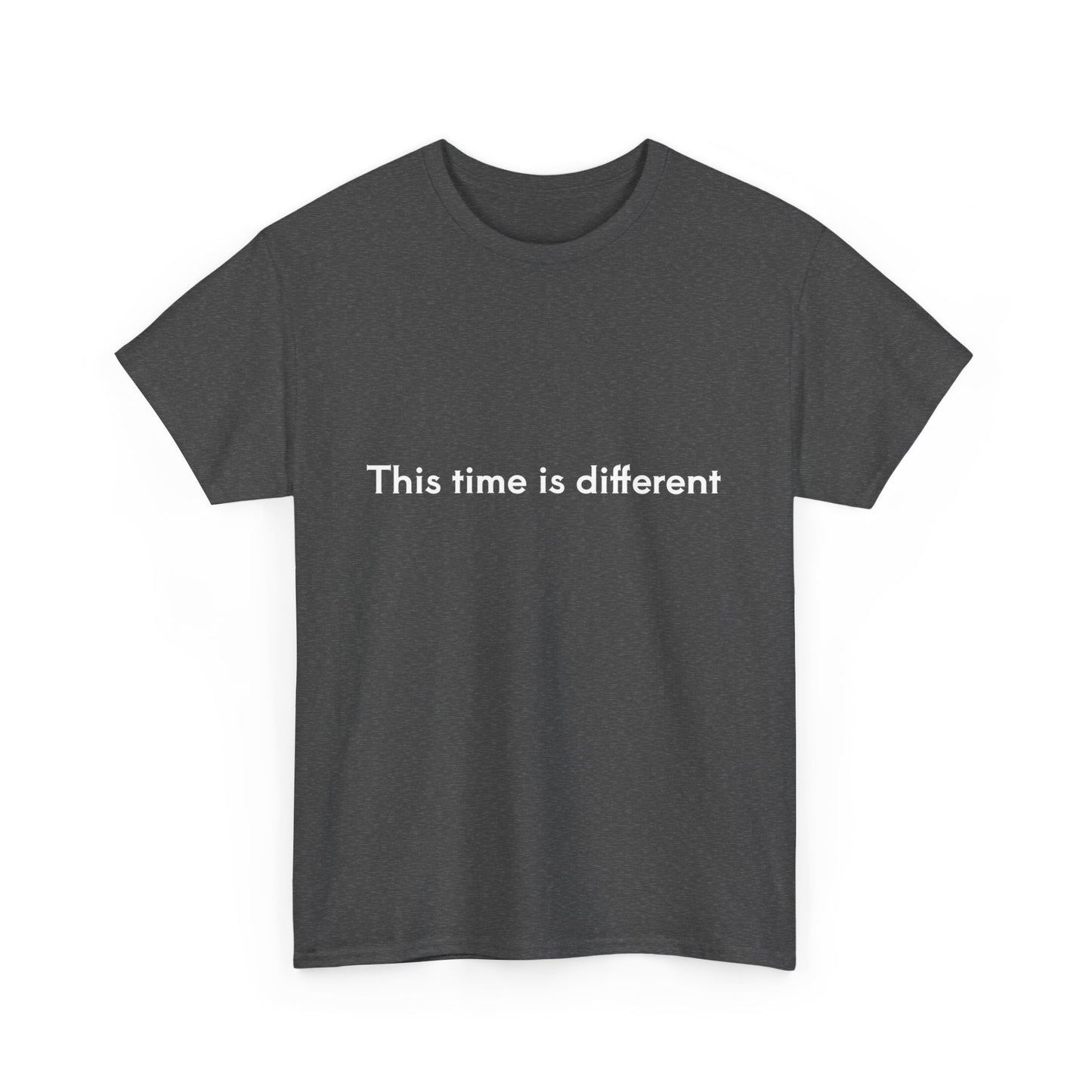 This time is different