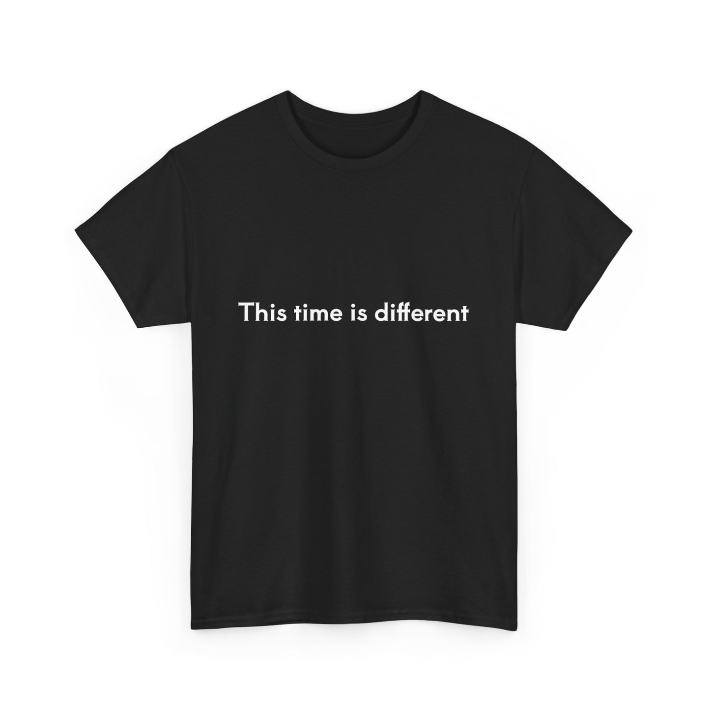 This time is different